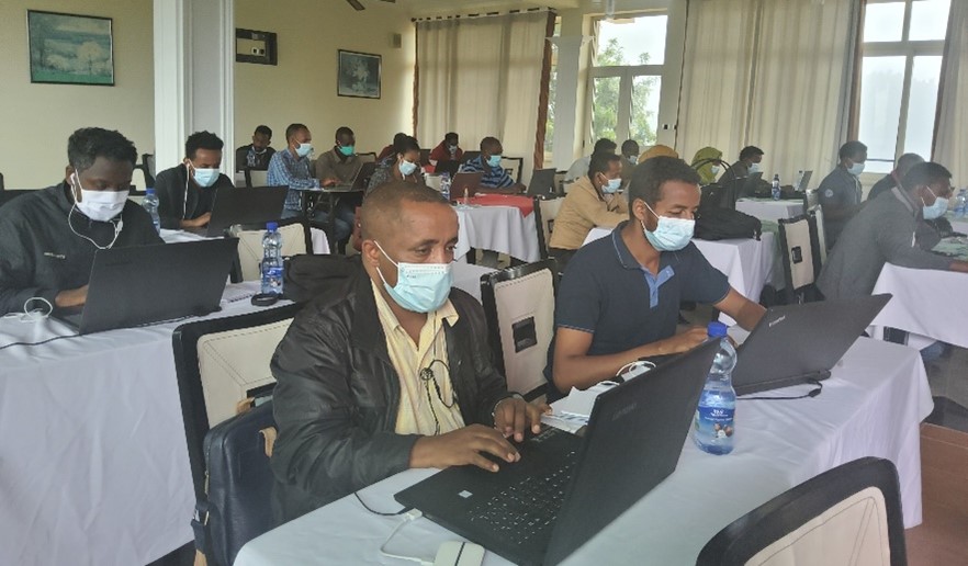 Participants completing the online course as part of the training