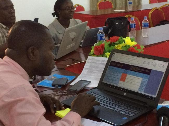Monitoring workshop in Côte d'Ivoire, 2016