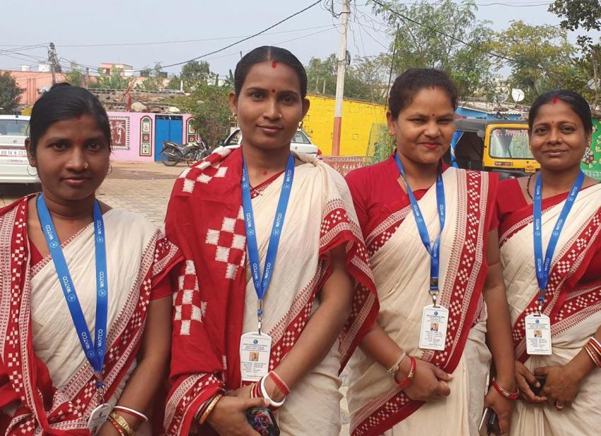 Jal Sathis, members of women-led Self Help Groups (photo from Communication Strategy report)