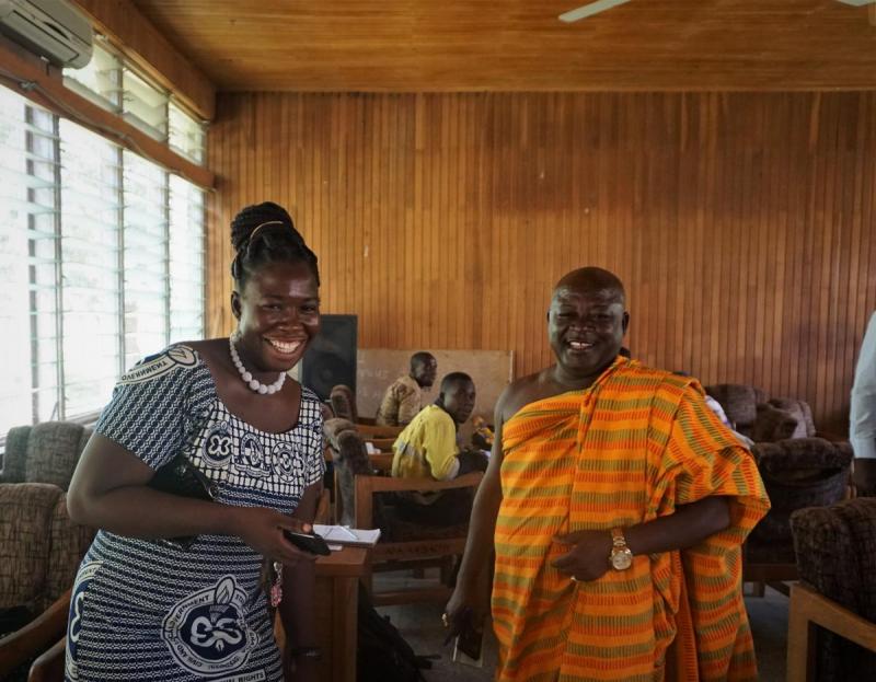 Disseminating EWI findings in Asutifi North District, Ghana