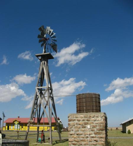 1920’s Homestead farm water supply Oklahoma – now superseded by electric submersible and piped into the house