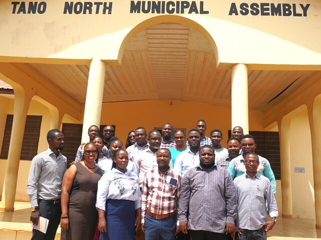Participants at the workshop Tano North