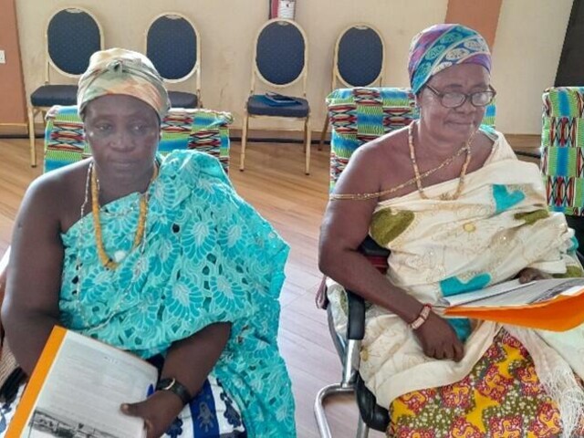 Traditional leaders at the launch event