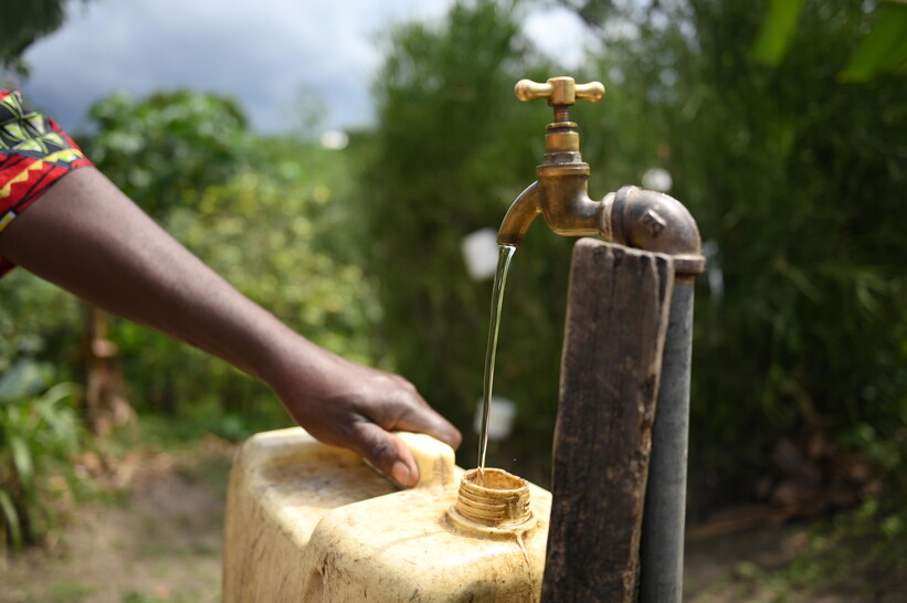 Household water connection in Kicwamba sub county