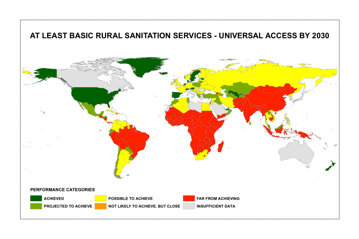 Figure 4. At Least Basic Rural Sanitation Services Coverage