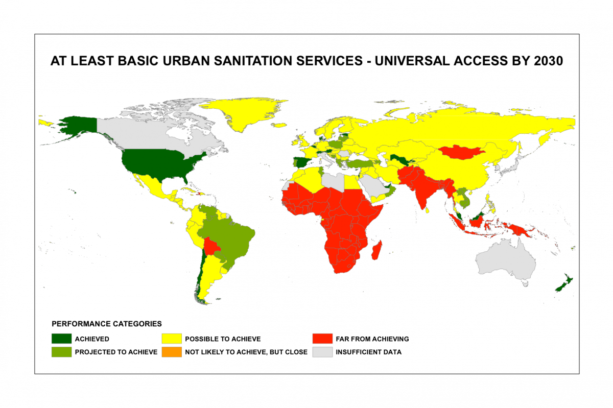 Figure 3. At Least Basic Urban Sanitation Services Access