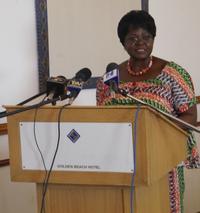 Mrs. Cecilia Johnson, Chairman of the Council of State, &amp; Chairman for the opening ceremony
