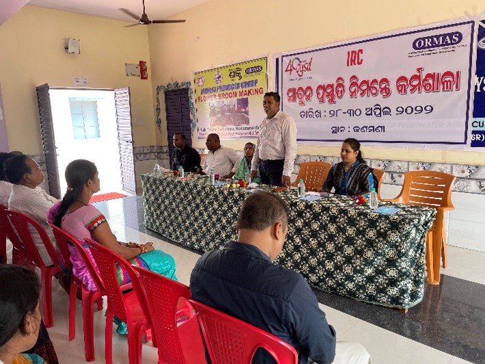 Pragati project Odisha, India - training session - Dr Jyoti Prakash Mohanty