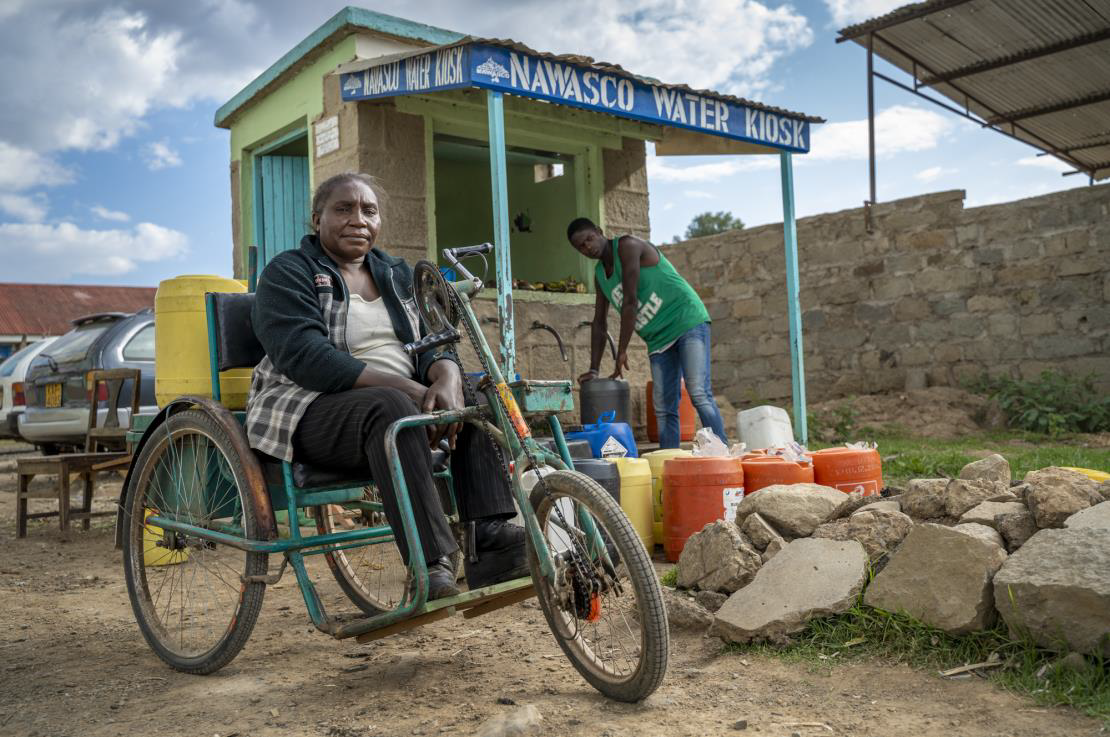 Valentine Mombafi Keraita, Chairlady of Lakipia Women with Disability Amplified Voices