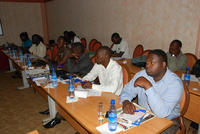 Media practitioners listen attentively during the media dialogue.